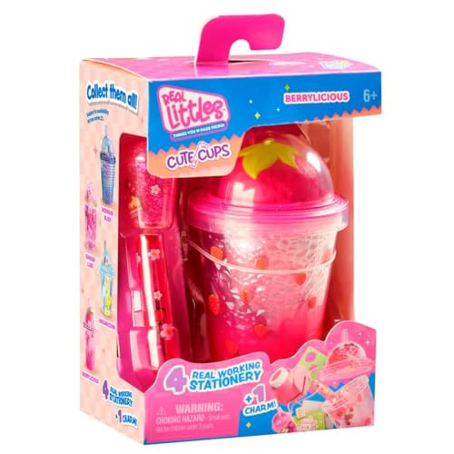 Real Littles Cute Cups boisson surprise mini pour enrichir une collection de miniatures