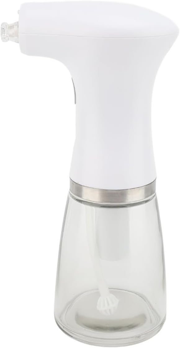 Oil Sprayer with Adjustable Nozzle - Continuous Spray Glass Oil Dispenser for Cooking, BBQ, and Outdoor Use