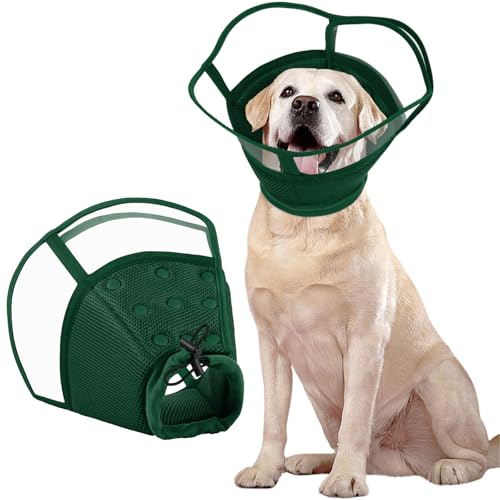 Image of Kuoser Dog Cone Collar After Surgery, Soft Cone for Dogs to Stop Licking,XL | Breathable Dog Recovery Collar Comfortable Elizabethan Collars, Adjustable Protective Pet Cones for Small Medium Large Dogs