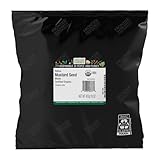 Frontier Co-op Mustard Seed, Yellow Mustard Whole, Certified Organic 1 lb. Bulk Bag