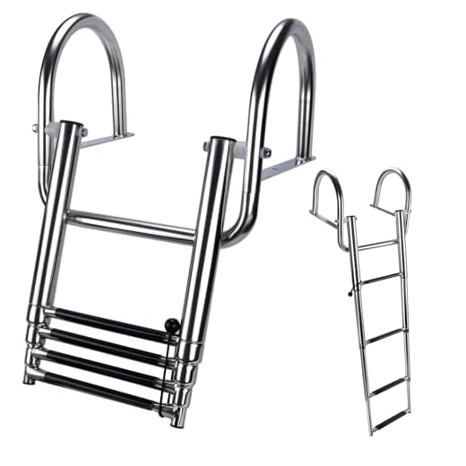 415wpjoA7QL._SS520_ Best pontoon boat ladder