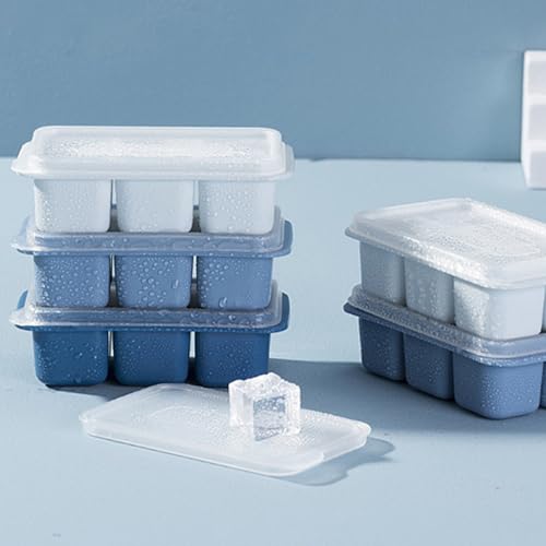 Mini moldes de hielo en plástico, set 6 piezas miniatura 7