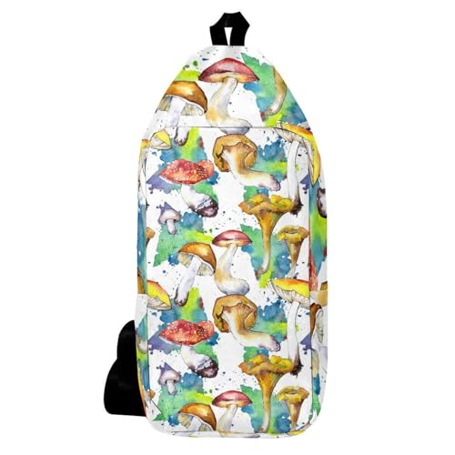 Sac à dos à bandoulière champignon compact pour soulager le dos