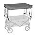 Produktbild GWXTC Faltbarer Bollerwagen Folding Outdoor-Hand Push tragbare Trolley Cart Zubehör - Markise Baldachin (Color : C)
