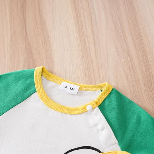 Image of Hopscotch Baby Boys Animal Print Short Sleeves White Rompers