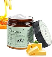 VRAIKO Tallow and Honey Balm, Grass-Fed Beef Tallow Raw Honey Moisturizer for Face and Body, Natu...
