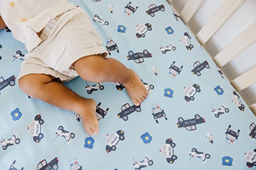 Image of Copper Pearl Premium Knit Baby Crib Sheets for Standard Mattresses, Breathable and Soft, Leo
