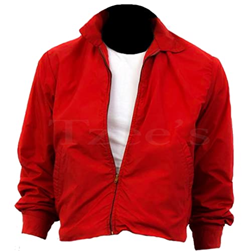 Image of Tzee's James Dean Rebel without a Cause Jacket-James Dean Jacket- Rebel without a Cause Jim Stark red Genuine Cotton jacket