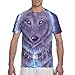 Produktbild Herren T-Shirts Cooles Wolf Herren Alltag Baumwolle Kurzarm T-Shirt