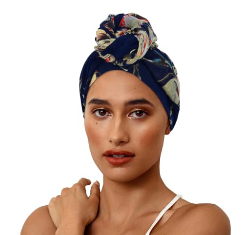 Image of GERINLY Scarfs for Women Lightweight Cotton Feel Scarves Floral Birds Print