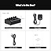 Fosi Audio PH05 5-Channel Headphone Splitter Amplifier, Mini Headphones Amp for Music Studio, Audio Sharing, Podcast Monitor, Supports 16-300 Ohm High Impedance IEM with 12V Power Adapter