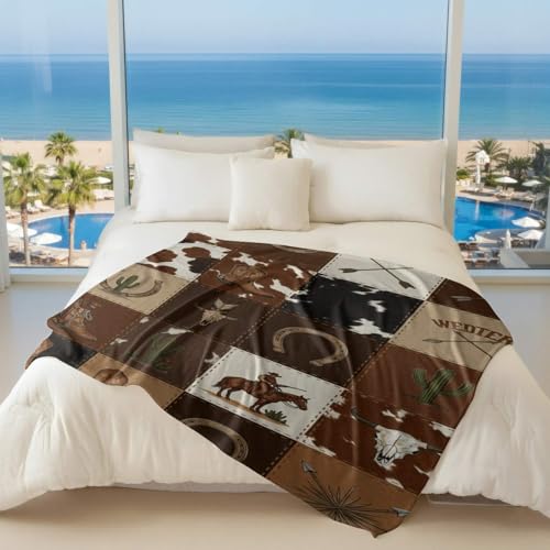 Couverture patchwork style occidental idéale pour le canapé - 6
