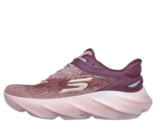 Skechers Skechers Women's Aero Burst Hands Free Slip-Ins Running Shoe, Burgundy, 8.5