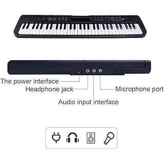 WKLIANGYUANPING Clavier de Piano 61 Touches Musique numérique Clavier électronique Mode à Double Puissance Piano… - Les Beatles, Paul McCartney, John Lennon, RIngo Starr, George Harrison WKLIANGYUANPING Clavier de Piano 61 Touches Musique numérique Clavier électronique Mode à Double Puissance Piano… – Image 4