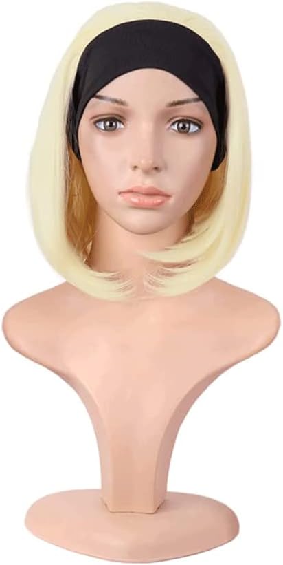 ウィッグ ライトブロンドウィッグ 耐熱繊維 合成かつら 女性用 ナチュラルスタイリングウィッグ コスプレ用 日常 パーティーウィッグ