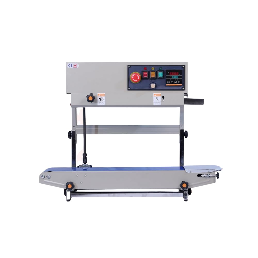 SONIC INDUSTRIES Stainless Steel Body FR-900 Automatic Continuous Band Sealer vertical Plastic Bag Sealing Machine