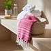 MyStilo® XXL Saunahandtuch Hamamtuch - Großes, Weiches Badetuch 100x200cm, Schnelltrocknend - Premium Strandtuch, Beach Towel, Handtuch für Männer, Frauen, Yoga und Fitness (Fuchsia)