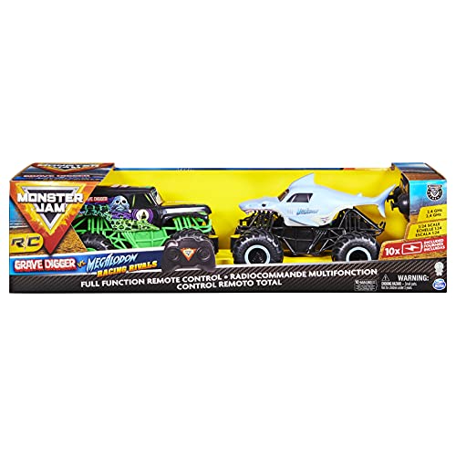 Include: 1 scavatrice per tombe, 1 megalodonte, 2 controller, 1 linea di avvio/finitura, 8 pezzi di pista, 10 batterie AAA, 1 manuale di istruzioni