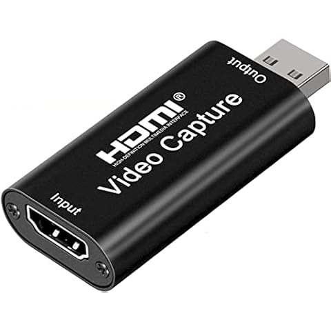 Audio Express AXHDCAP 4K HDMI Video Capture Card, Cam Link Card Game Audio Capture Adapter HDMI to USB 2.0 Record Capture Device for Streaming, Live Broadcasting, Video Conference, Teaching, Gaming Cover