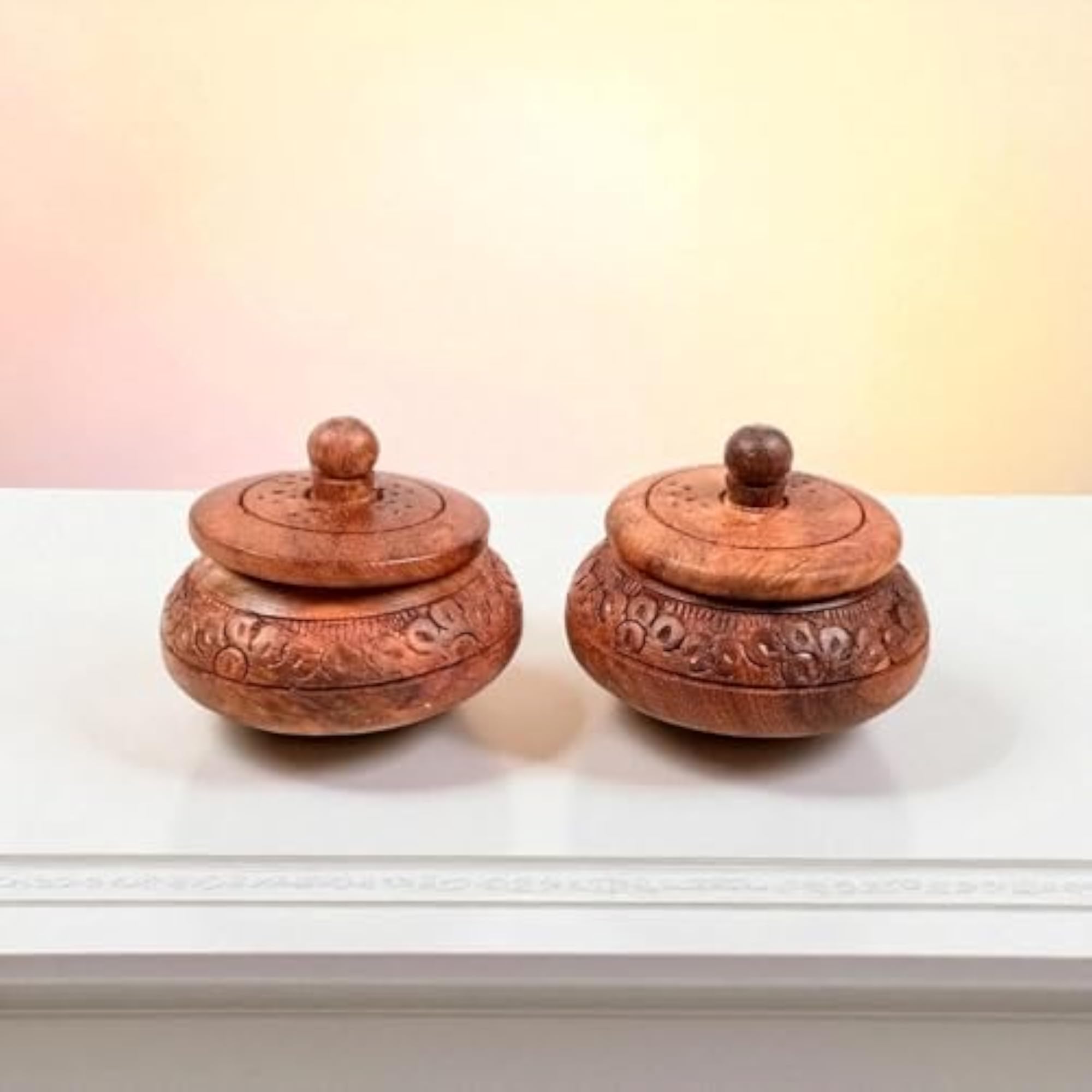 Wooden Box Small With Lid, Multipurpose Mini Wooden Box