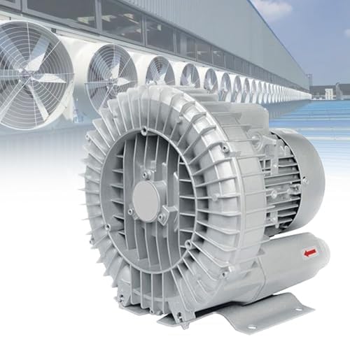 220V High-Efficiency Regenerative Blower, Vortex Vacuum Pump for Sewage Aeration & Wastewater Treatment, Industrial Air Pump for Optimal Performance