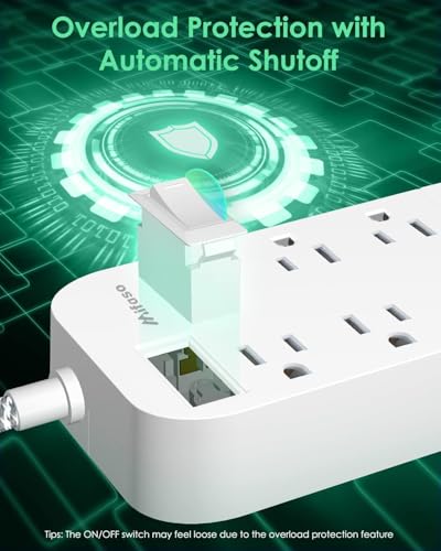 Image of mifaso 65W USB-C Charger, Black, Fast Charging Power Adapter with 3 Ports, EU Plug, Wall Charger for Smartphones, Laptops, Tablets (MFS38B) (Blue-White)