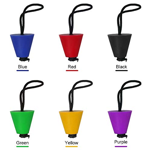 Anself 6 PCS Melhor Kit Plugue Scupper Caiaque Universal Kit Plugue Scupper Caiaque Buracos de Drena