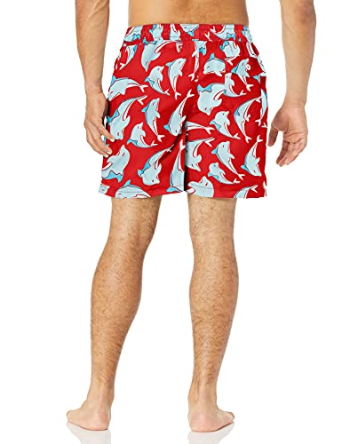 Image of Kanu Surf Men's Big Viper Extended Size Stripe Swim Trunk
