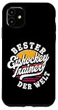 Hülle für iPhone 11 Bester Eishockey Trainer Der Welt Lustiges Retro