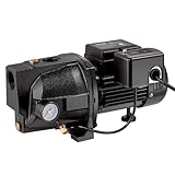 VEVOR 1/2 HP Shallow Well Jet Pump, AC 115/230 Volt, 790 GPH Dual Voltage Cast Iron Well Jet Pump, with 147 ft Max Head Lift, Automatic Pressure Switch, for Garden Irrigation Lawn Sprinkler System