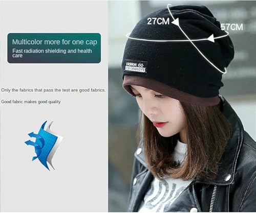 Bonnet de protection EMF extensible et casquette Faraday multifonctionnelle