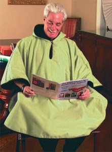 Unisex Wheelchair Poncho (Yellow)