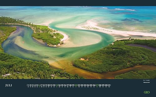 GEO - Augenblicke in der Natur 2026 – Wandkalender 58x36 cm, Poster-Kalender mit 12 Monatsblättern, deutschem Kalendarium & Spiralbindung, Reise- & Landschafts-Fotografie-Kalender