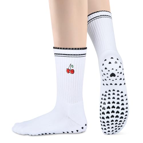 Image of Grip Non-slip Cute Pilates Socks for Yoga,Barre,Reformers US Shoe Sizes 5-11