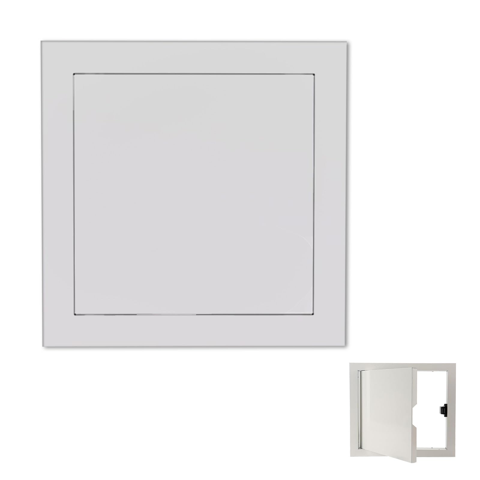 Panel de acceso blanco de aluminio de 35x55 cm para tapar registros eléctricos feos