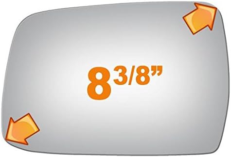 Burco 2773 Driver Side Replacement Mirror Glass for 1998-2004 NISSAN FRONTIER