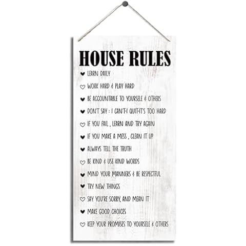 QTGTIR Decorative Wood Hanging Sign Cover