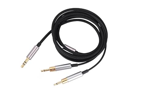 3.5mm to 2.5mm 6N OCC Upgrade Audio Cable 4.8ft Compatible with Senns HD700 Headphones