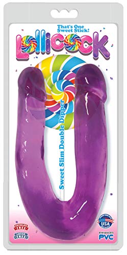 Sweet Slim Double Dipper dildo violet flexible à double pénétration