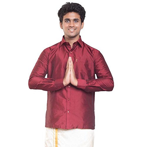 Image of THANGAMAGAN Men's Regular Fit Shirt