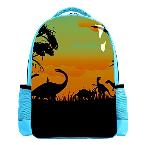 Sac à dos dinosaure garçon multicolore cartable scolaire enfant surf club