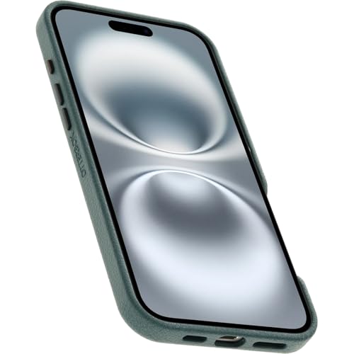 Image of OtterBox iPhone 16 Plus Symmetry Series Cactus Leather for MagSafe - Sagebrush Green
