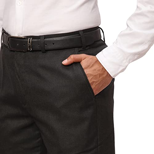 Image of Park Avenue Men's Regular Fit Polyester Blend Trousers