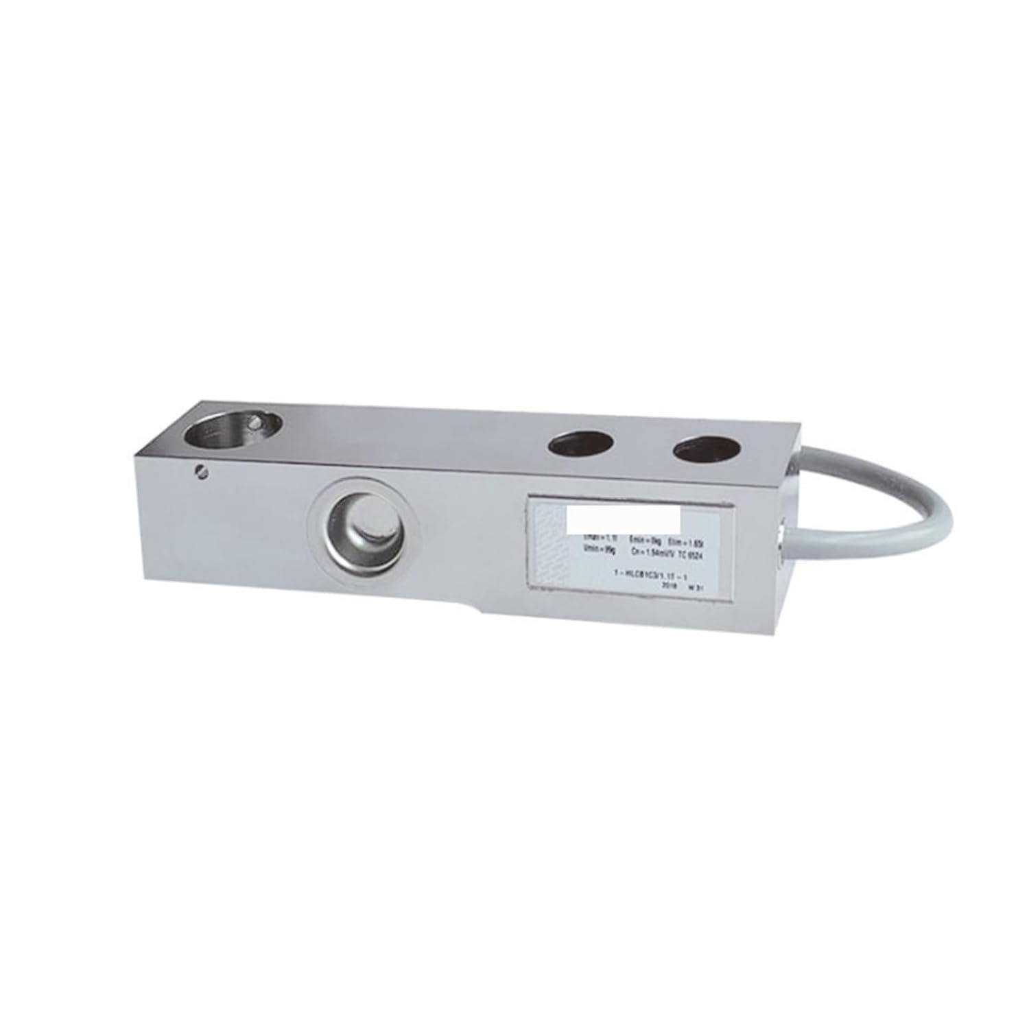 High Precision Load Cell Stainless Steel Material Shear Beam Weight Sensor Wide Application Range for DIY Electronic(2.2t)