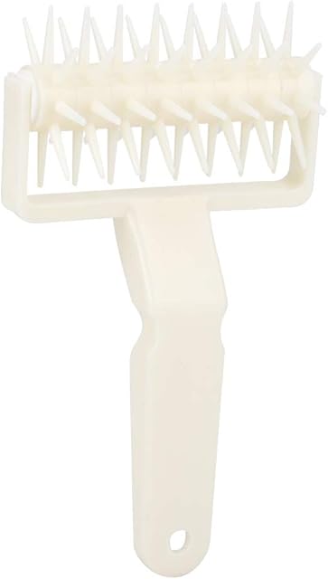 Dough Puncher,Dekaim DIY Plastic Pizza Cookies Dough Roller Pastry Pie Needle Wheels Cutter Cake Bread Hole Punch Baking Tools