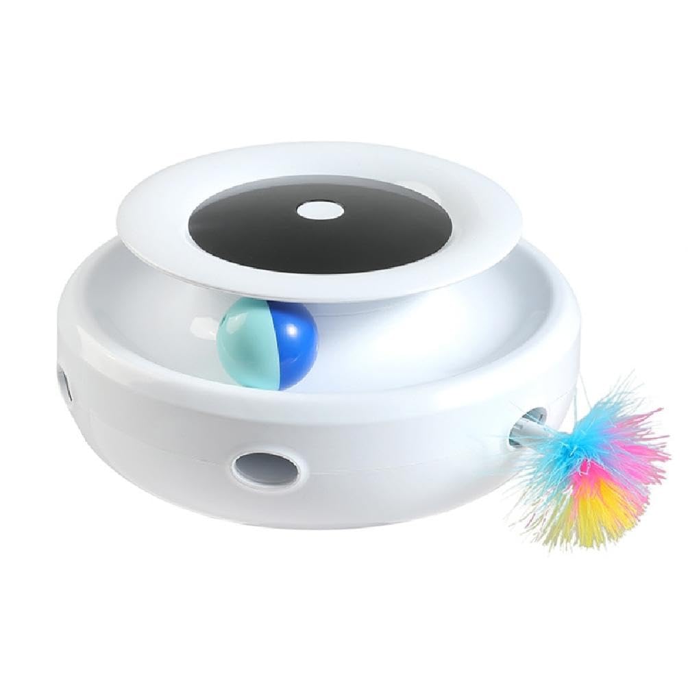Jouet électrique WUURAA pour chaton et platine tournante interactive