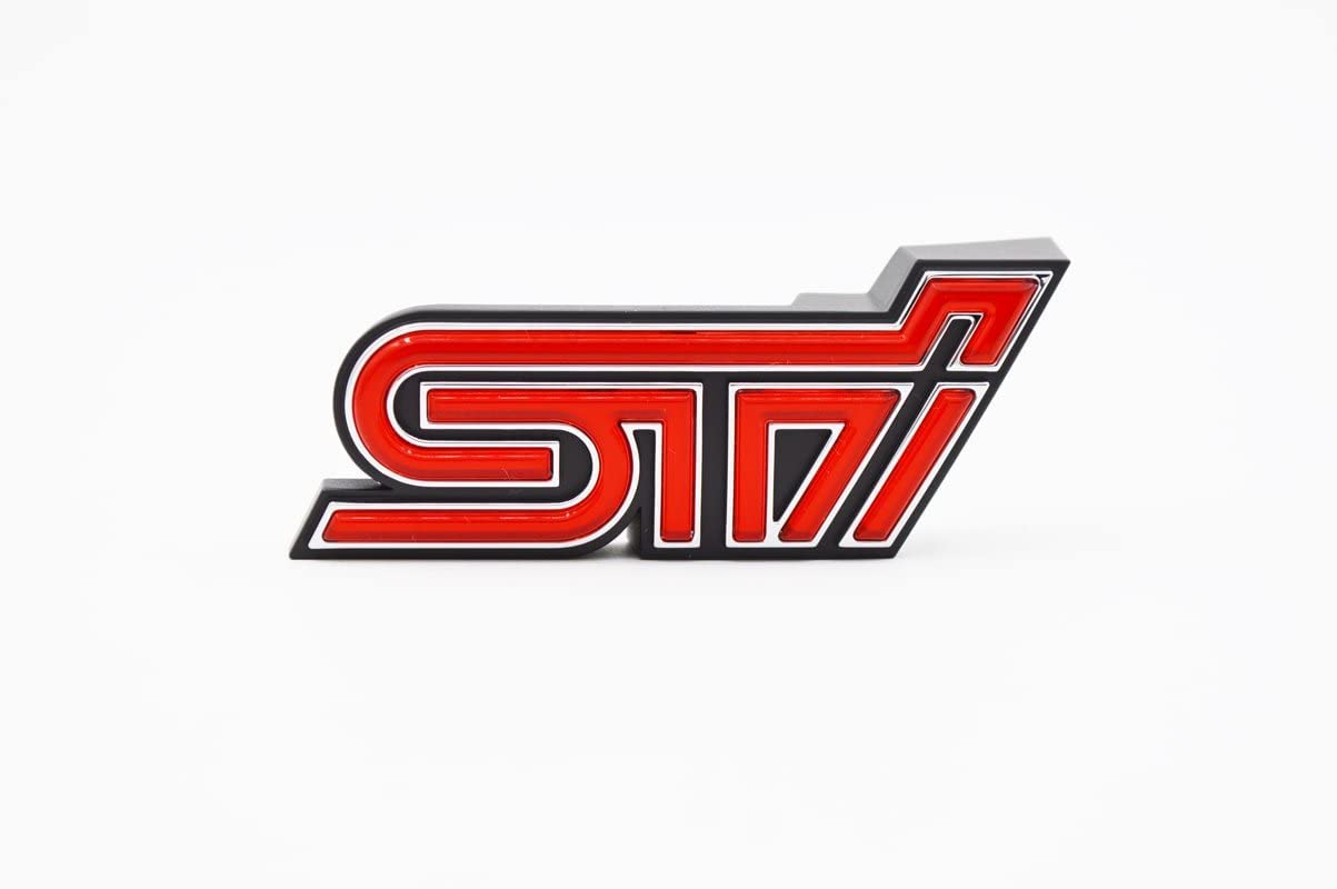 Amazon | 【スバル純正】STI【チェリーレッド フロントオーナメント
