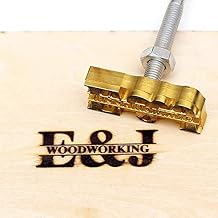 Custom Wood Branding Iron for Woodworkers - 1.5"x1.5" Wood Burning Stamp Including Handle