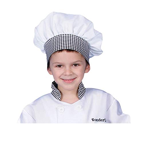 Dress Up America Sombrero de Cocinero de algodón Azul para niños