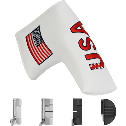 Golf Blade Putter Cover, Putter Headcover Blade with Magnetic & USA for Scotty Cameron Odyssey Golf Accessories Club